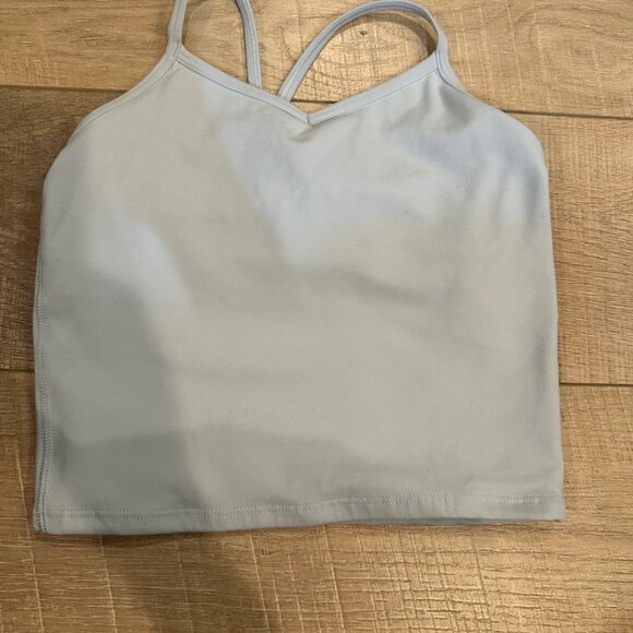 ATHLETA GIRL LIGHT BLUE SPORTS BRA MEDIUM 8-10 - Picture 1 of 3